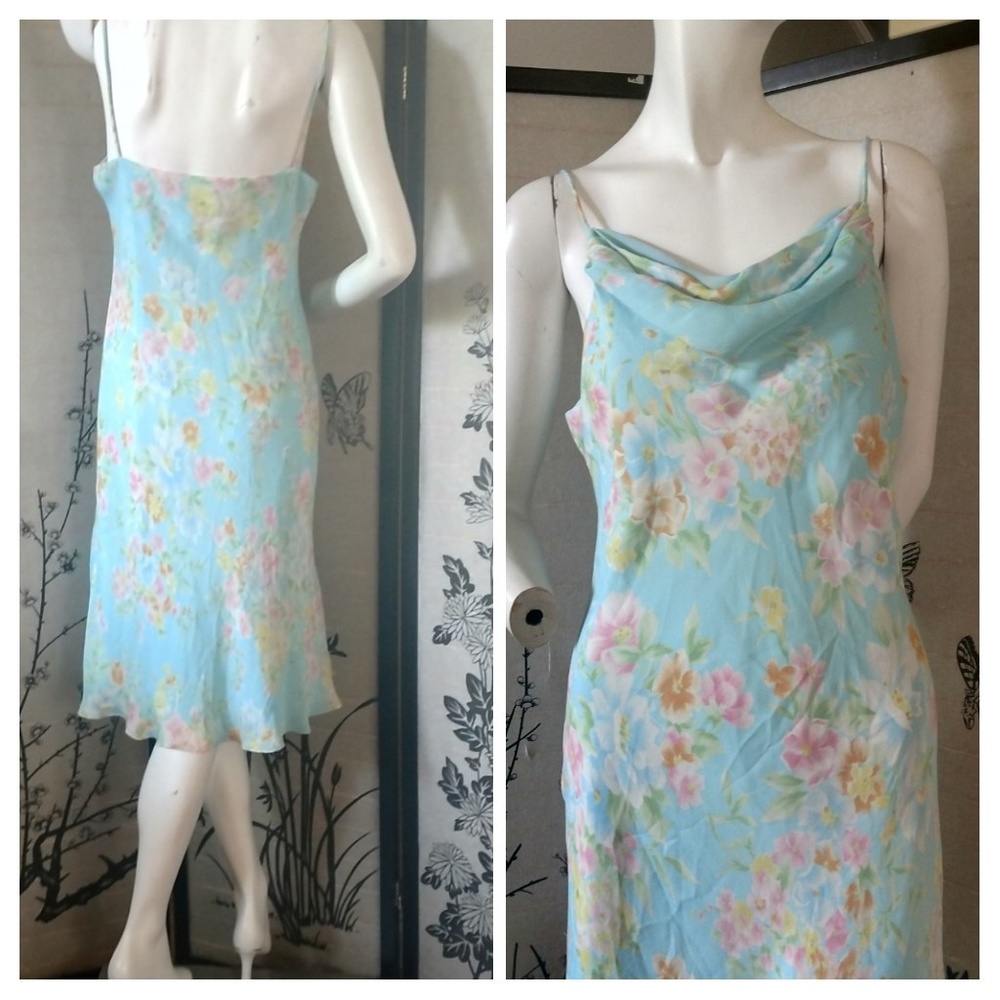 Jones New York silk slip dress size 12